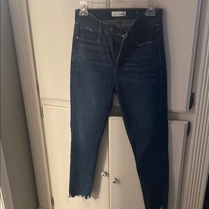 LOFT Dark Blue Ankle Jeans
